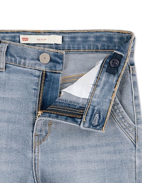 Jeans relaxed flare Levi's lavado medio para niña