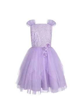 Vestido Gerat Fiesta manga cap para niña