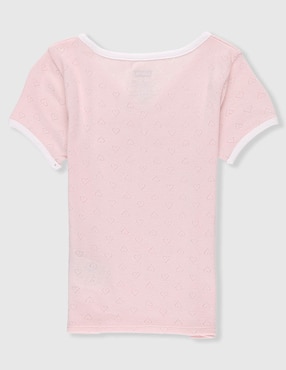 Playera Levi's manga corta para niña