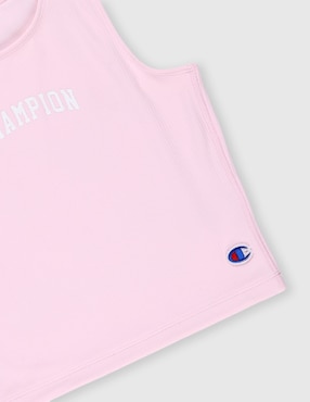Playera Champion sin manga para niña