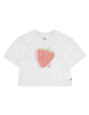 Playera Levi's manga corta para niña