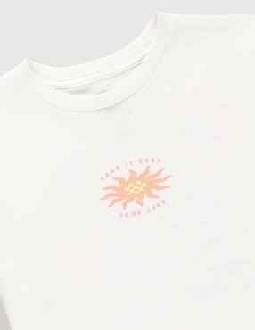 Playera Vans manga corta para niña