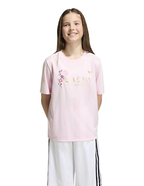 Playera Adidas Originals Liberty Londo manga corta para niña