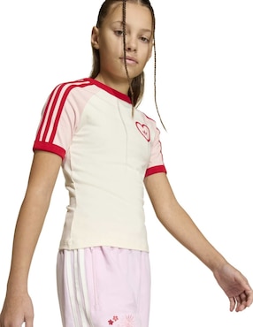Playera Adidas Originals Liberty Londo manga corta para niña