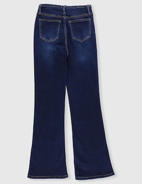 Jeans flare Biography lavado stone wash para niña