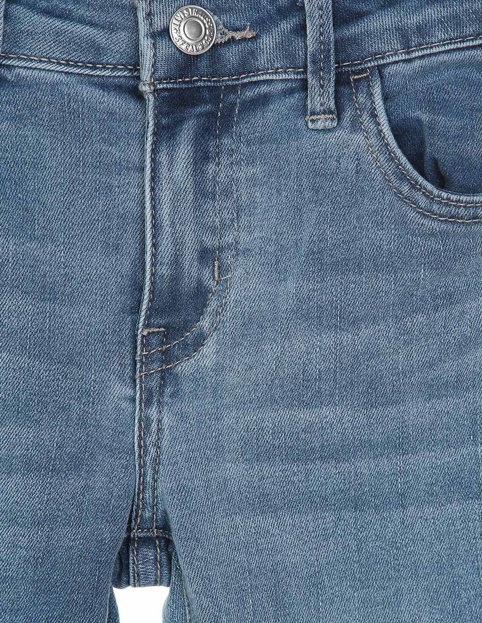 Jeans skinny 710 lavado claro para niña 3