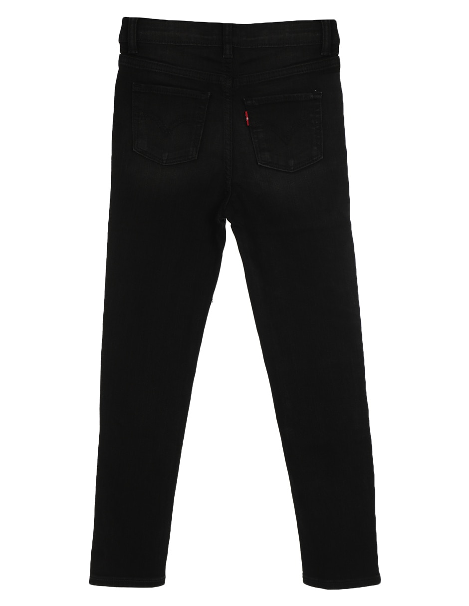 Jeans slim deslavado para niña 2