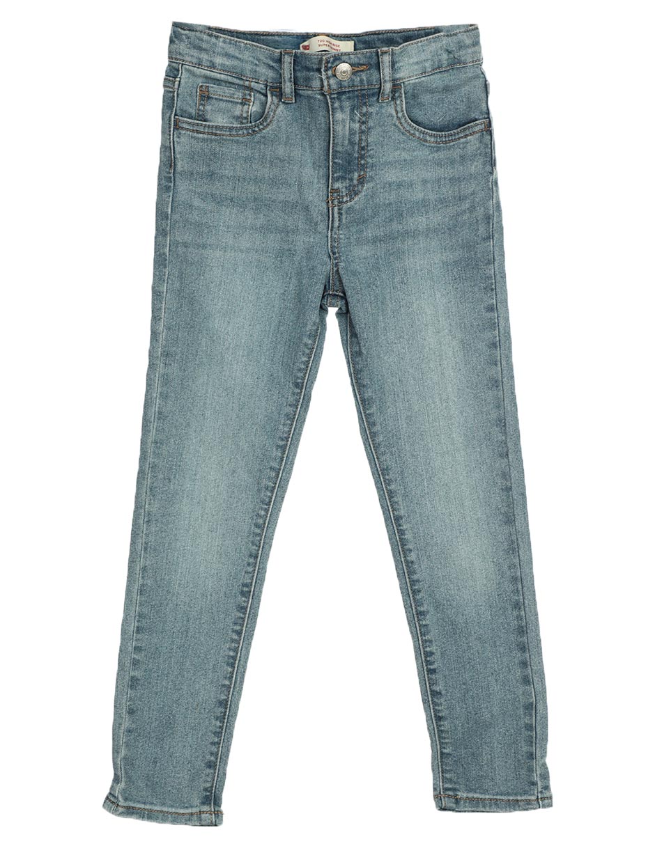 Jeans slim 720 deslavado para niña