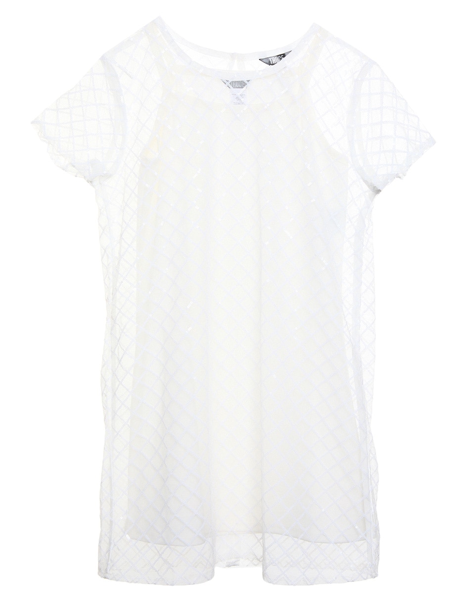 Vestido manga regular para niña 5