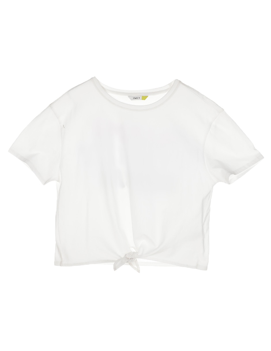 Playera manga corta para niña