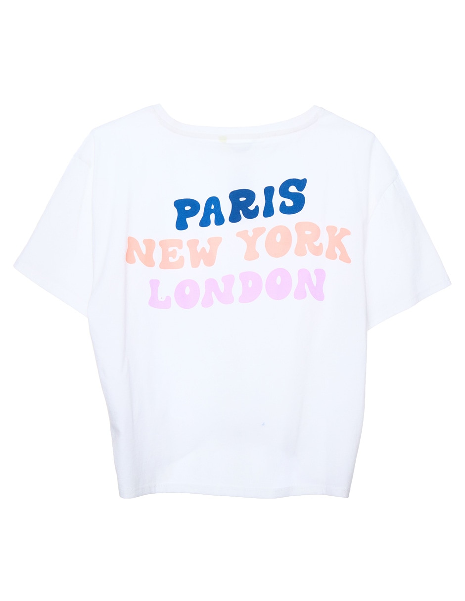 Playera manga corta para niña 2