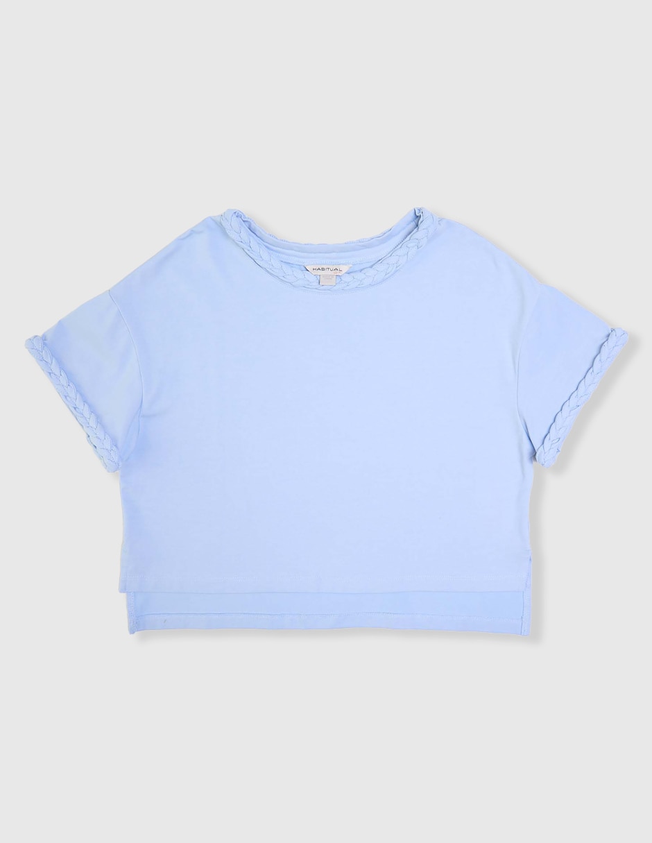 Playera manga corta para niña