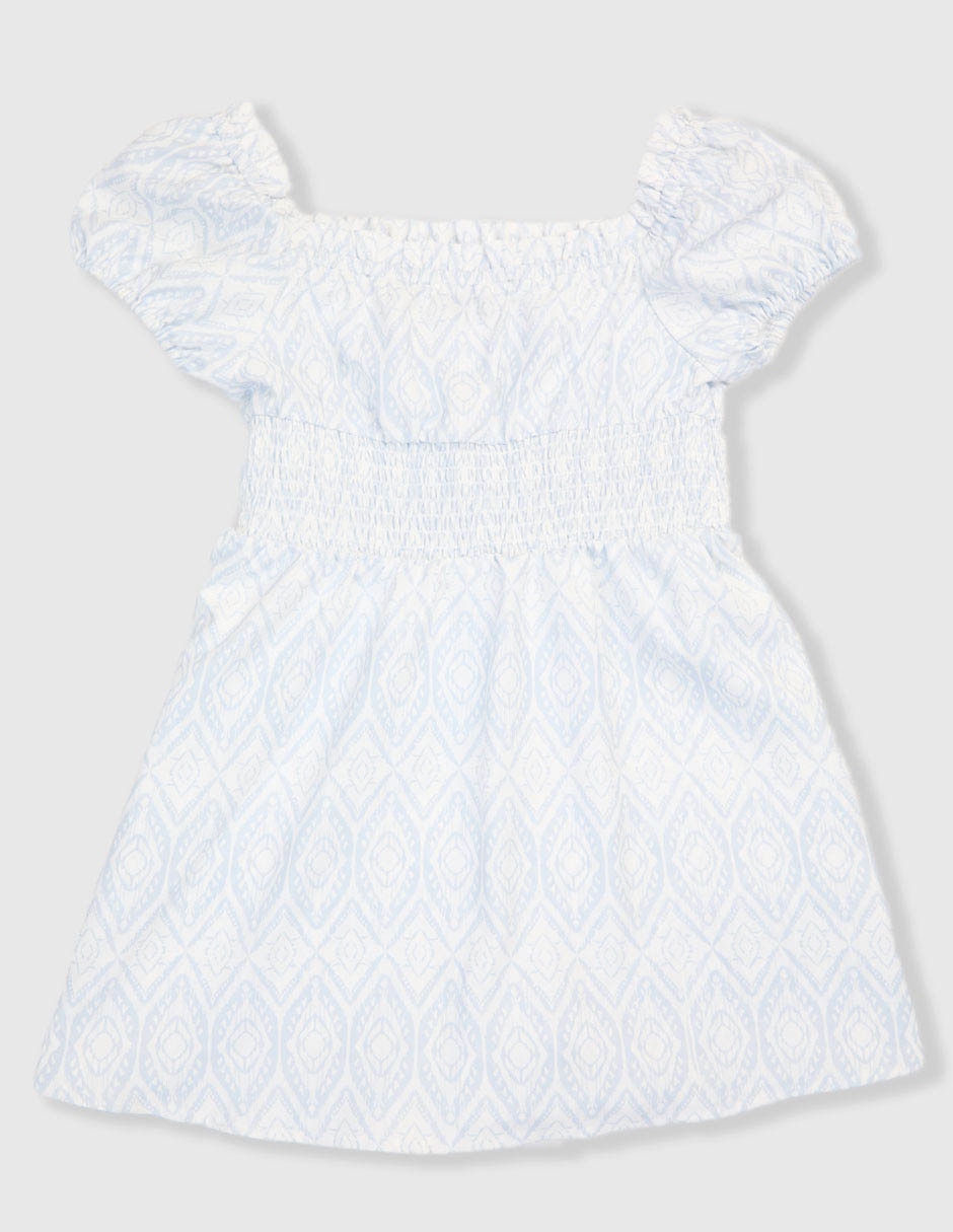 Vestido manga globo para niña 2