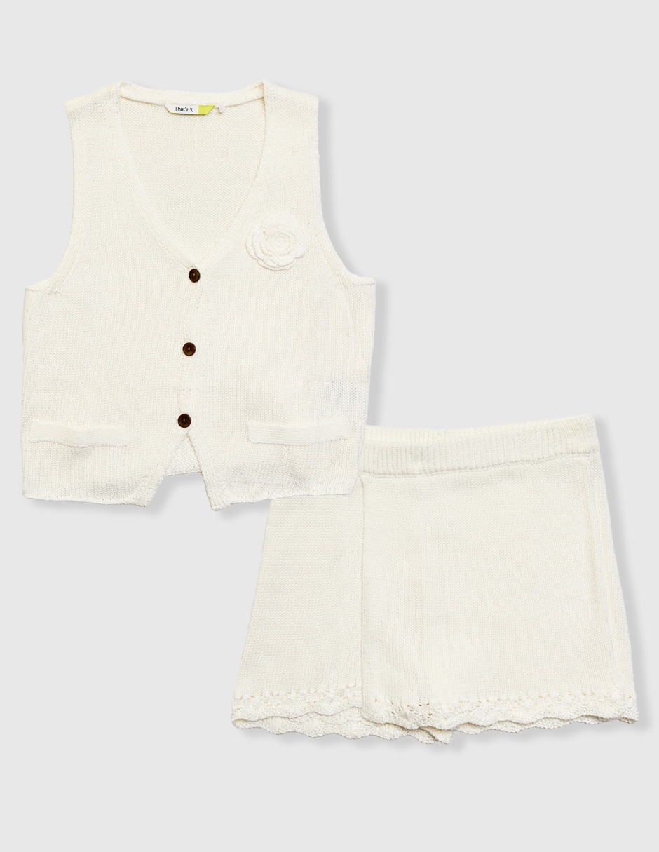 Conjunto de algodón para niña