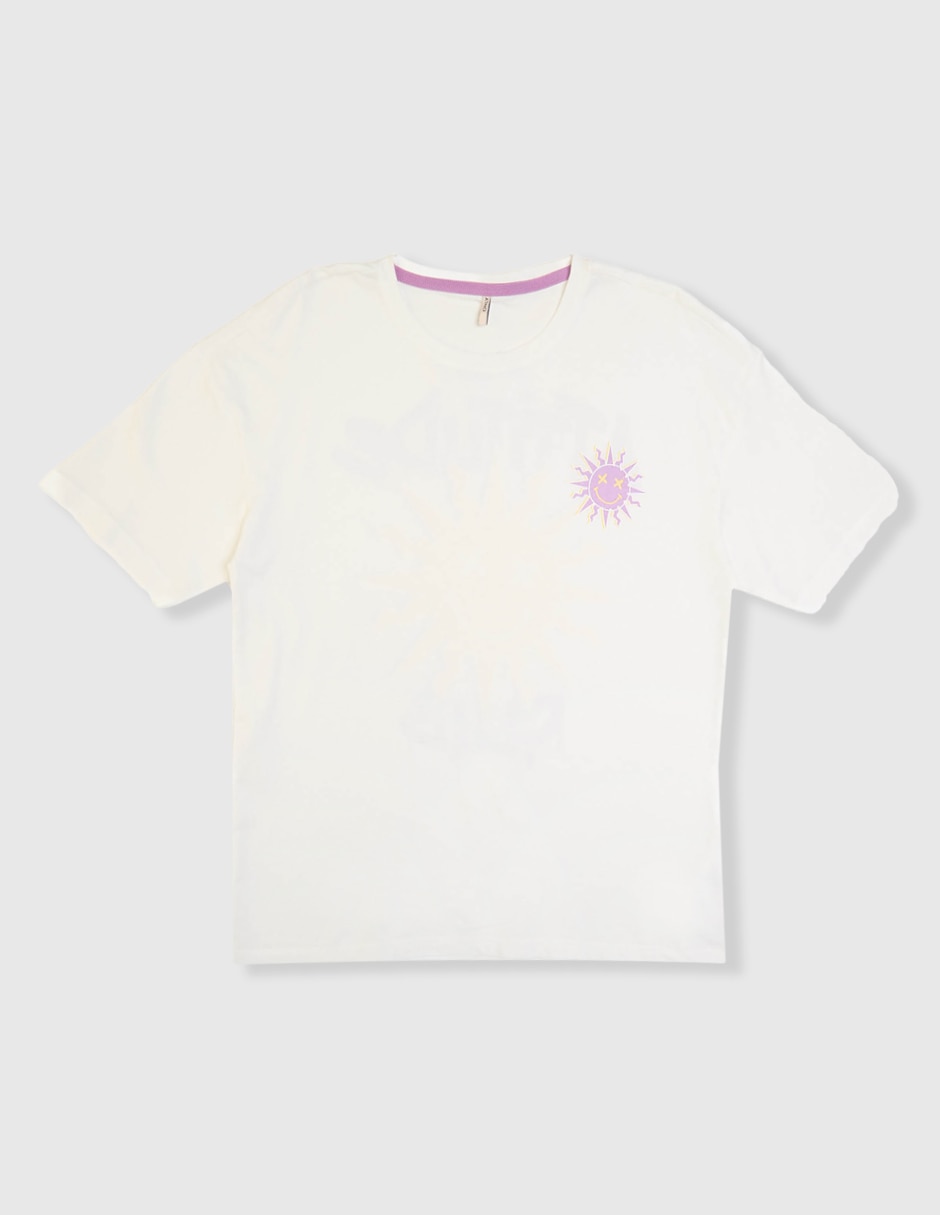 Playera manga corta para niña
