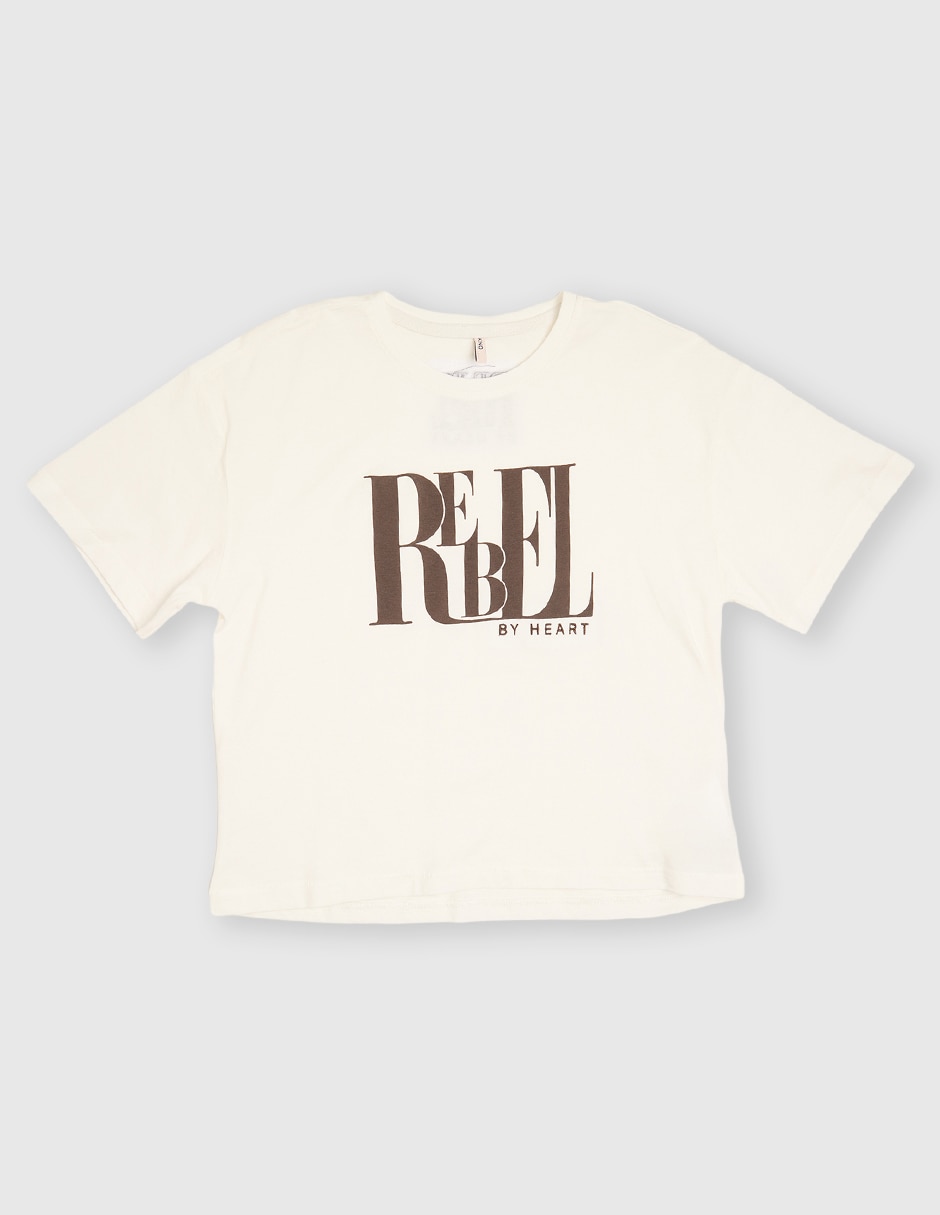 Playera manga corta para niña Playera manga corta para niña