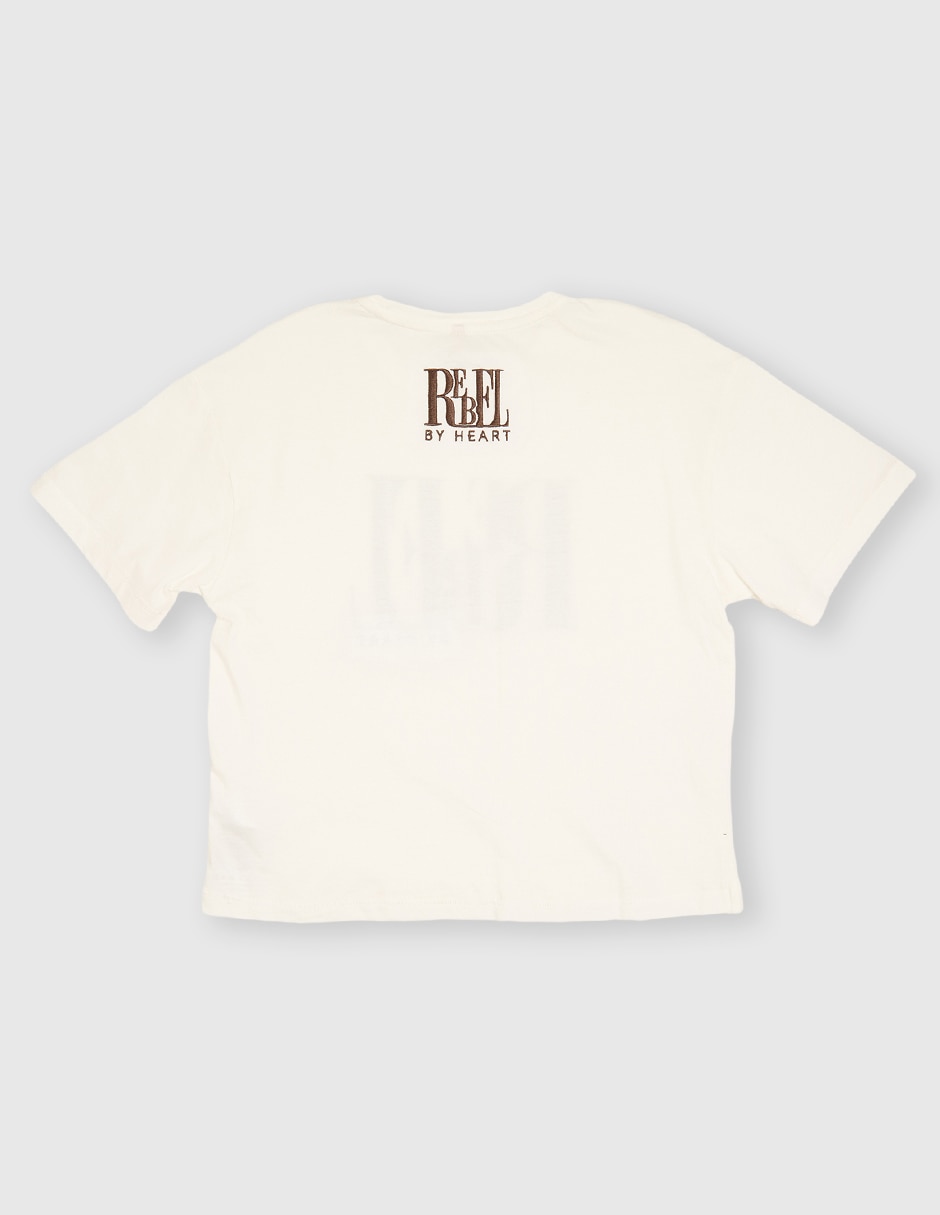 Playera manga corta para niña 2