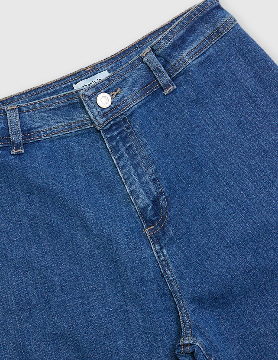 Jeans relaxed amplio para niña 3