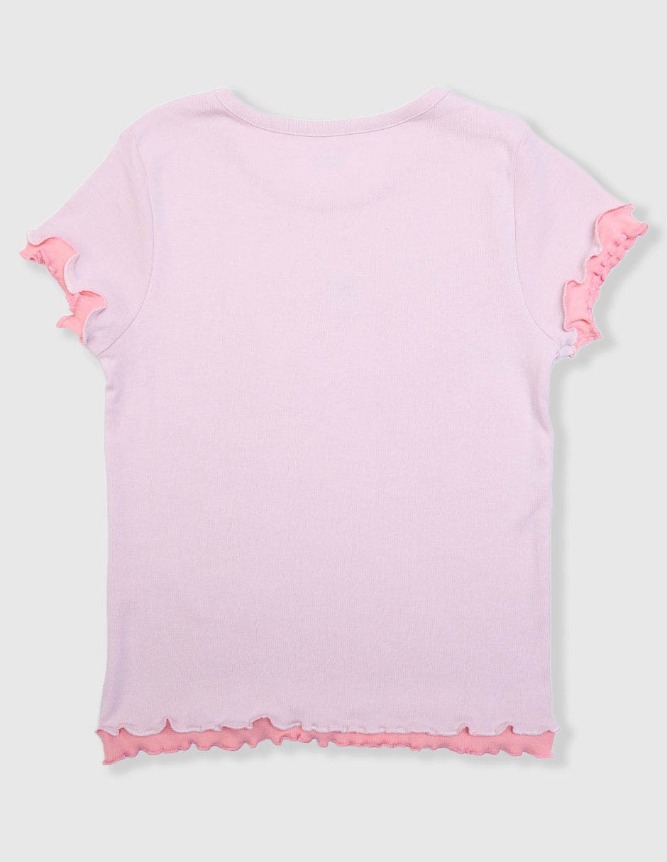Playera manga corta para niña 2