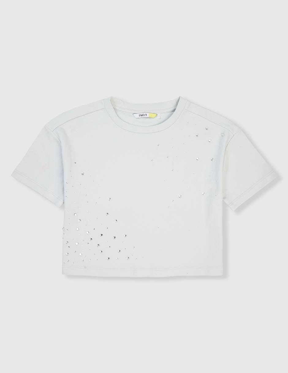 Playera manga corta para niña