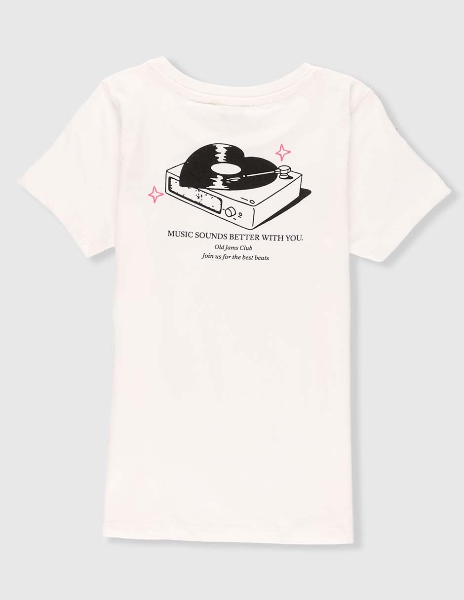 Playera manga corta para niña 2