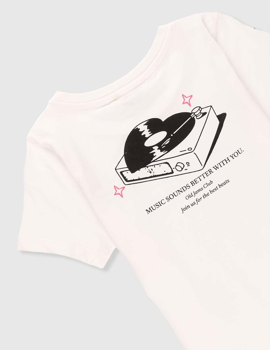 Playera manga corta para niña 4