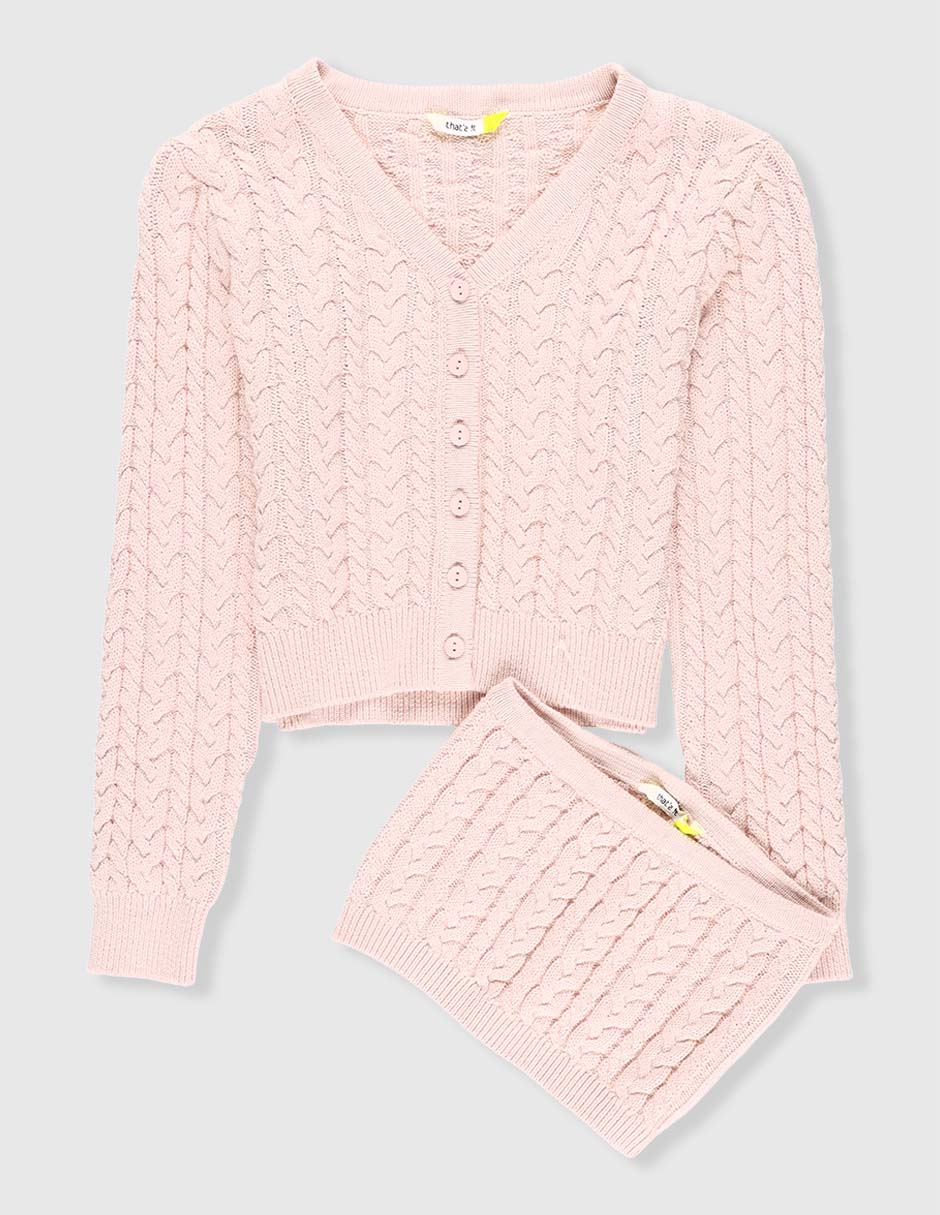 Conjunto de algodón para niña