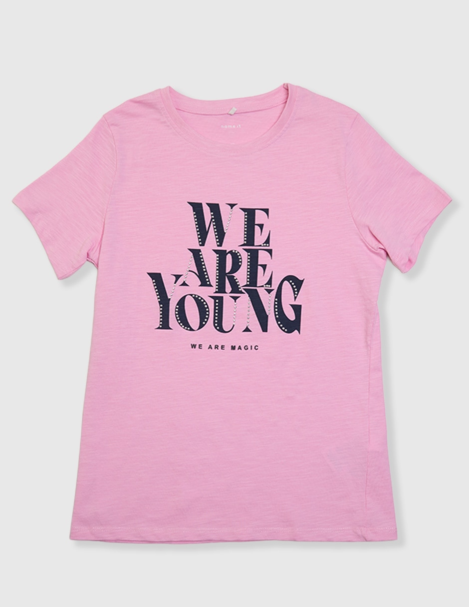 Playera manga corta para niña Playera manga corta para niña