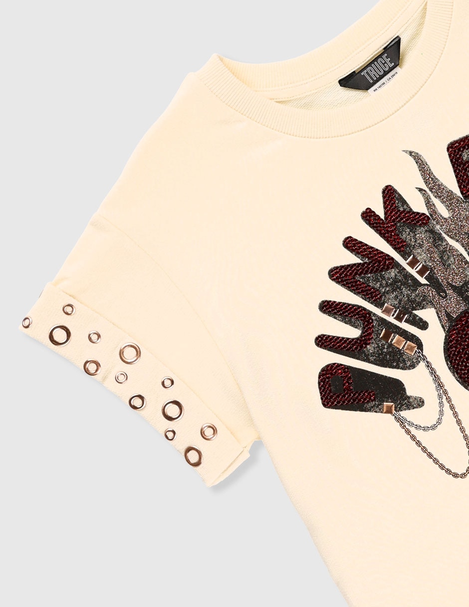 Playera manga corta para niña 3