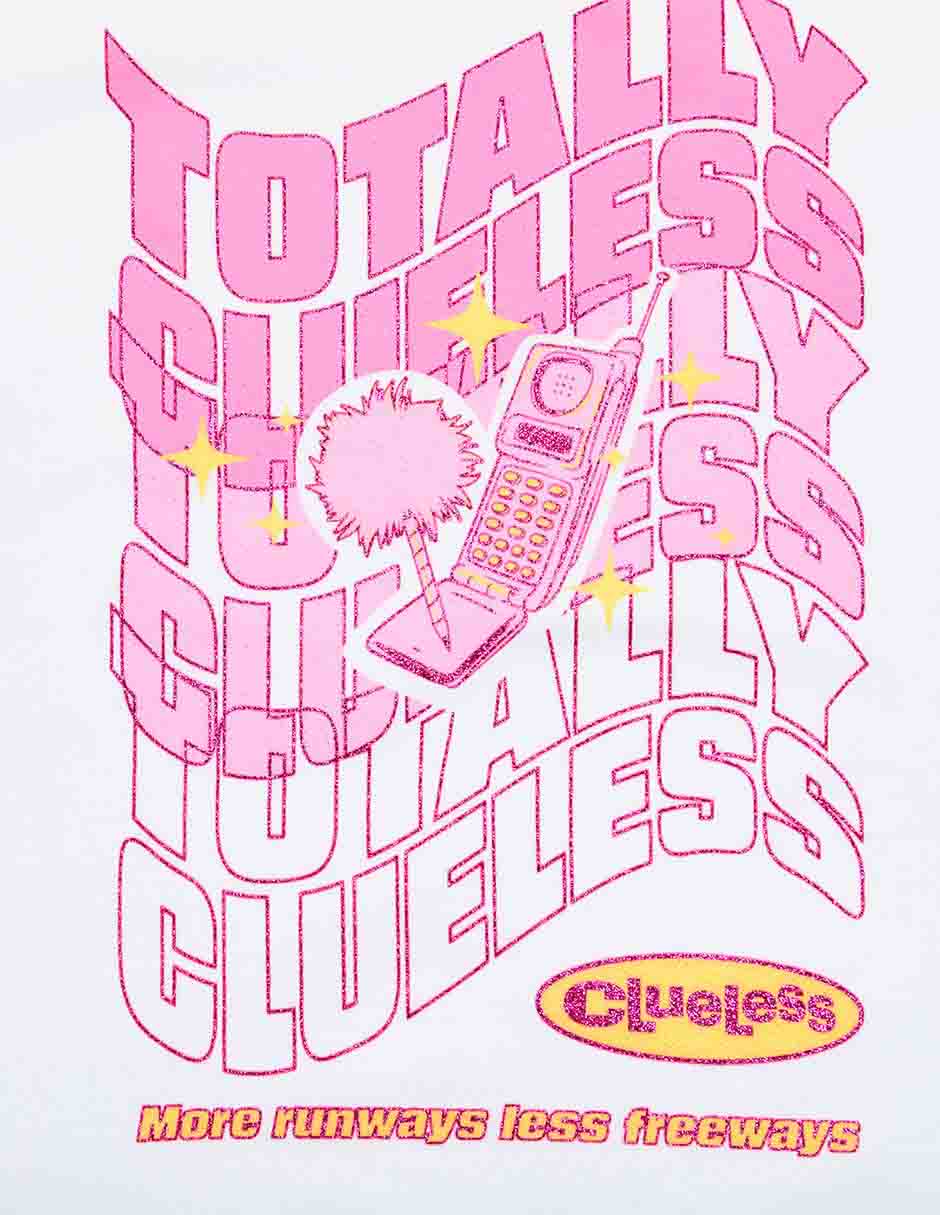 Playera Clueless manga corta para niña 3