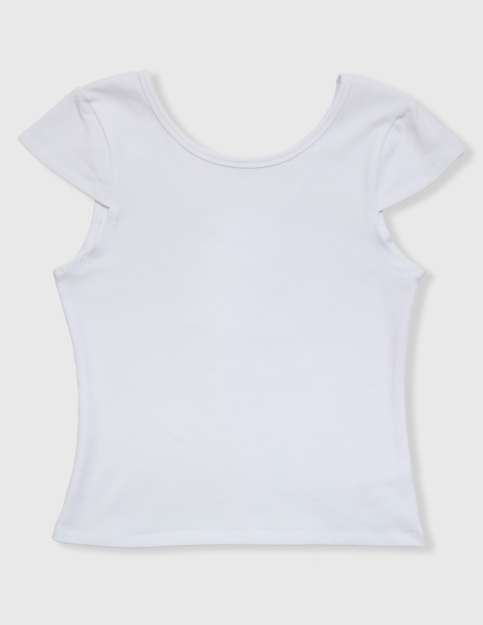 Playera manga corta para niña Playera manga corta para niña