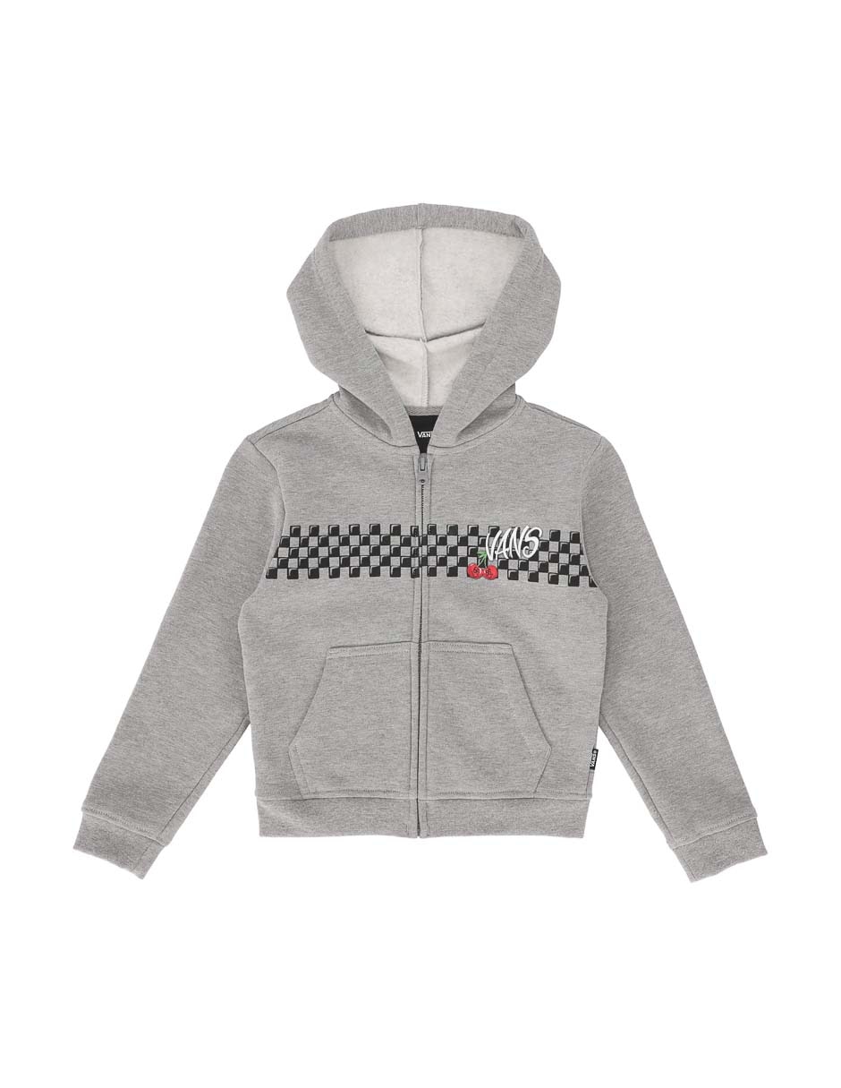 Sudaera Checker Cherries Zip Hoodie para niño