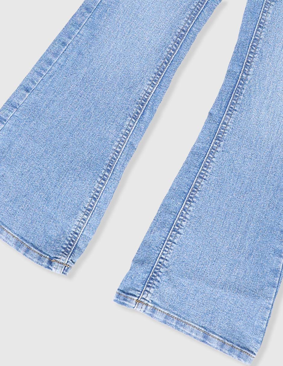 Jeans flare para niña 4