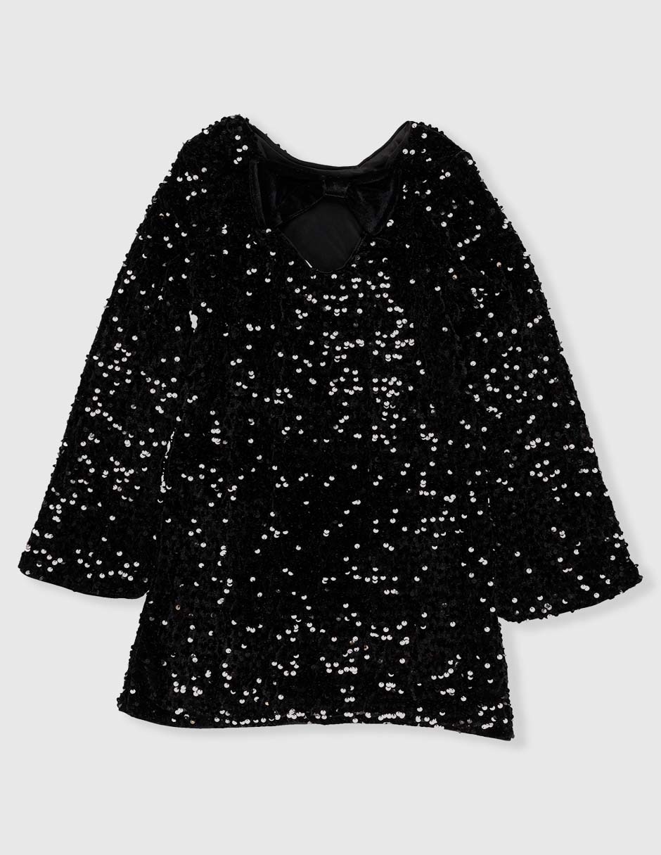 Vestido manga acampanada para niña 2