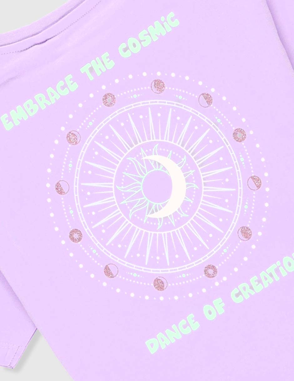 Playera manga corta para niña 4