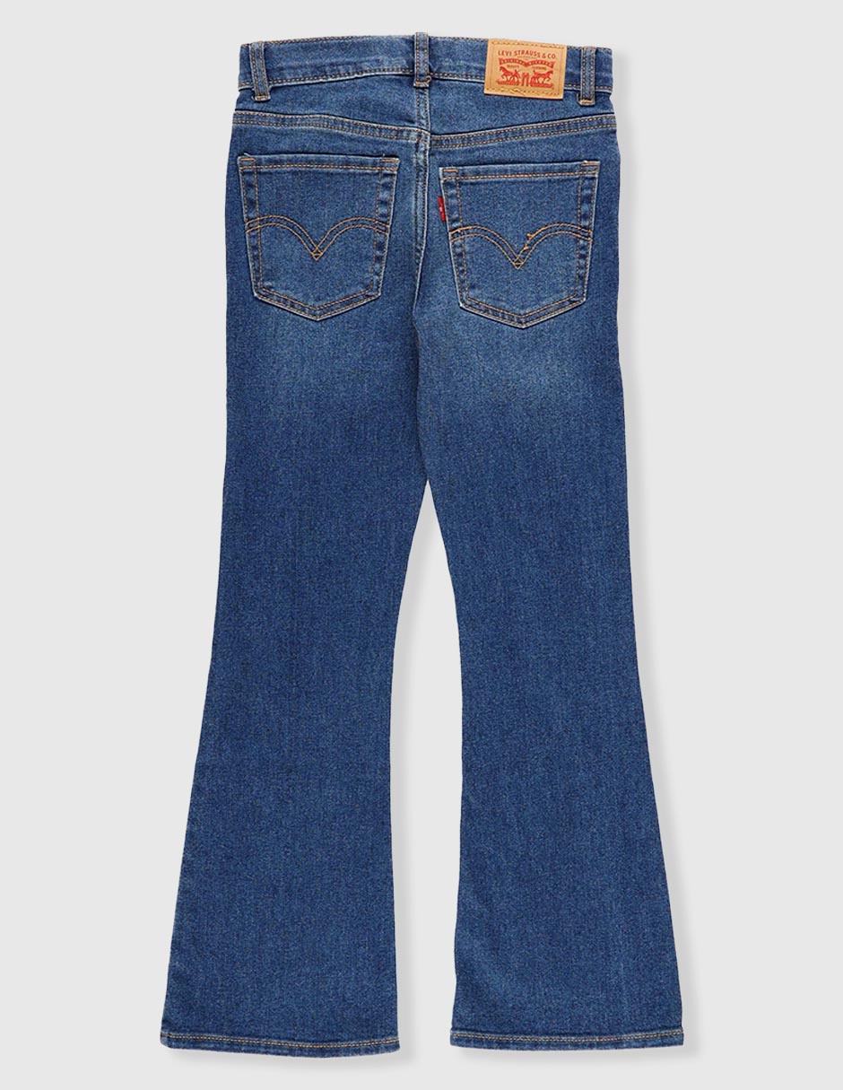 Jeans campana Levi's lavado stone wash para niña 2