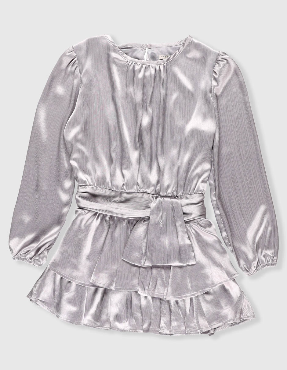 Vestido manga globo para niña Vestido manga globo para niña