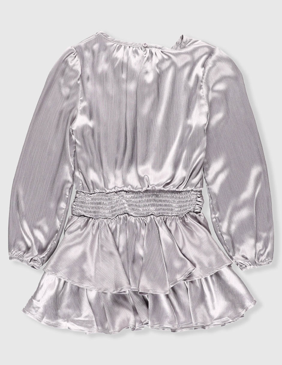 Vestido manga globo para niña 2