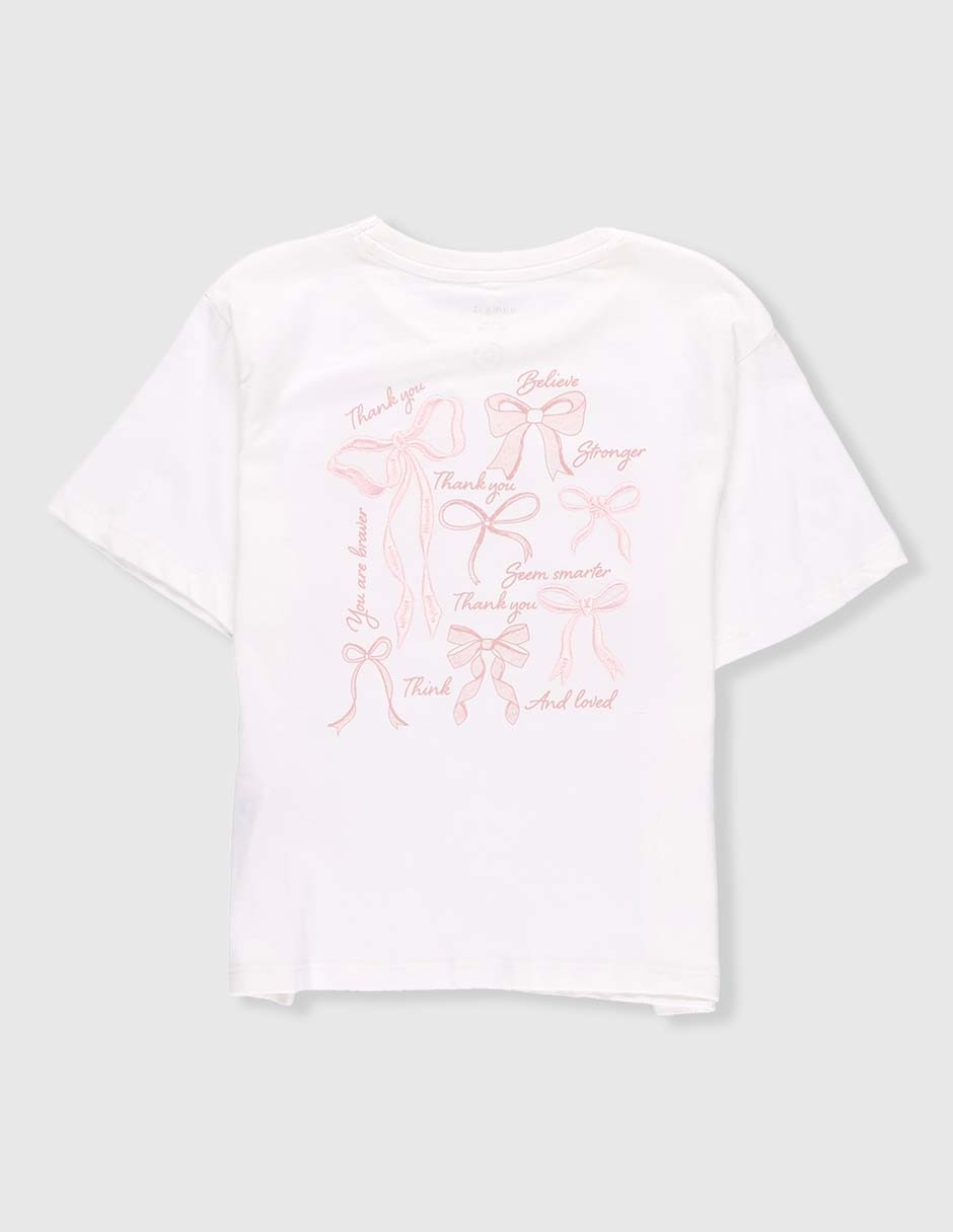 Playera manga corta para niña 2