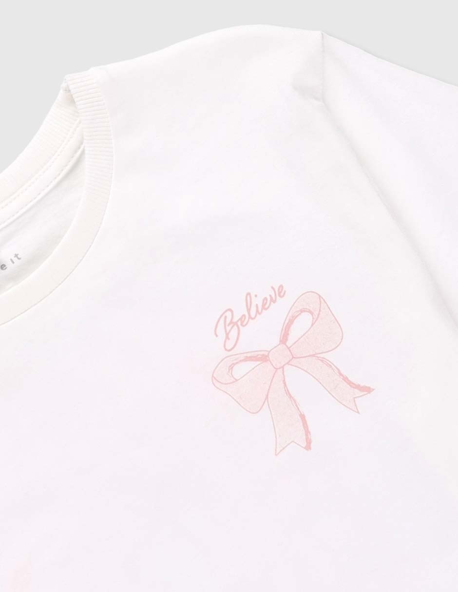 Playera manga corta para niña 3