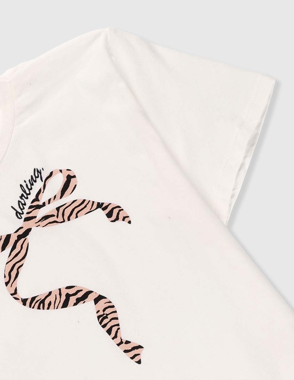 Playera manga corta para niña 4