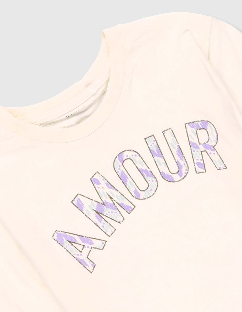 Playera manga corta para niña 3
