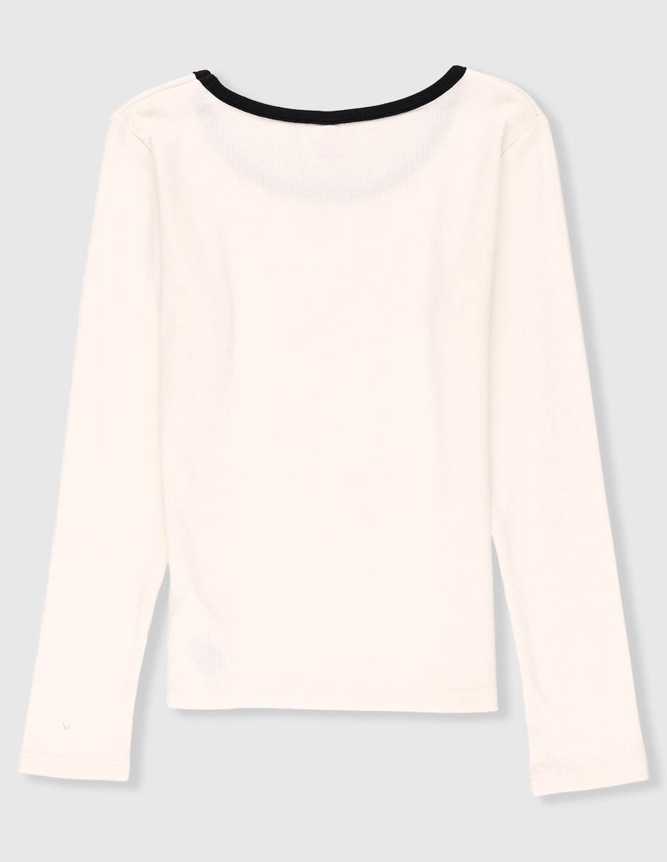 Playera manga larga para niña 2