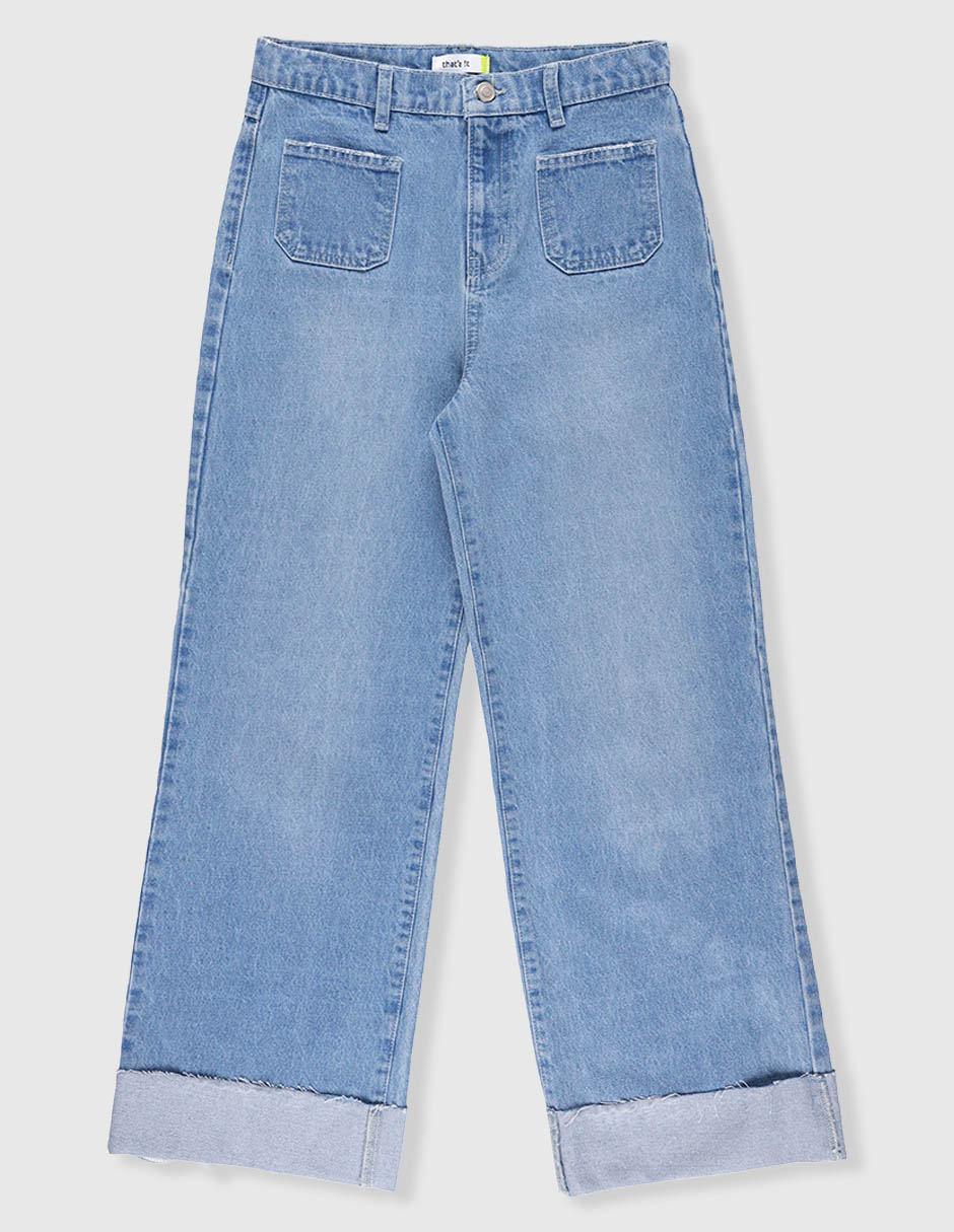 Jeans straight That's It lavado claro para niña Jeans straight That's It lavado claro para niña