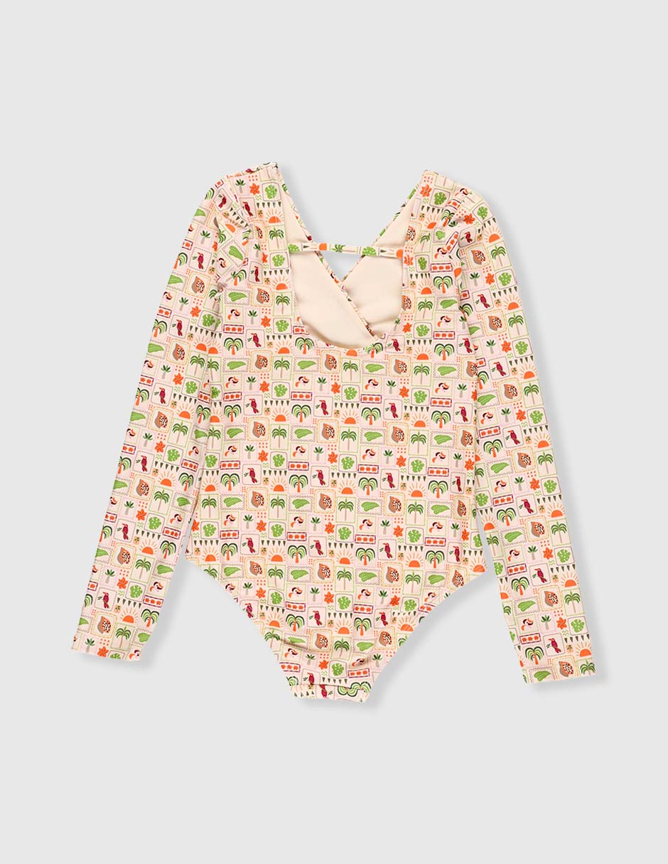 Traje de baño completo para niña 2