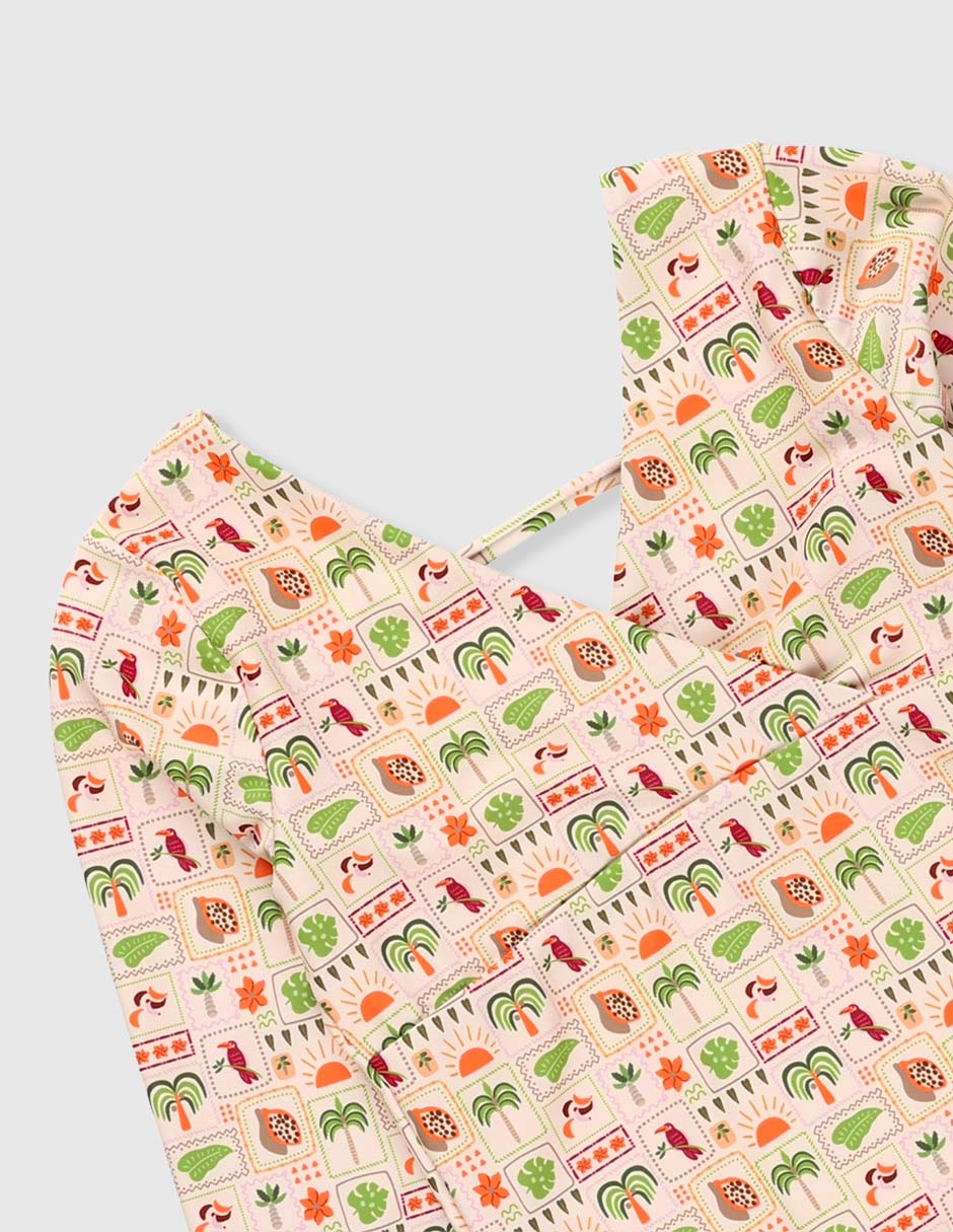 Traje de baño completo para niña 3