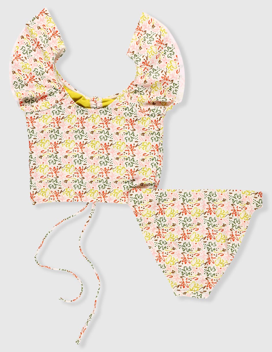 Traje de baño tankini para niña 2