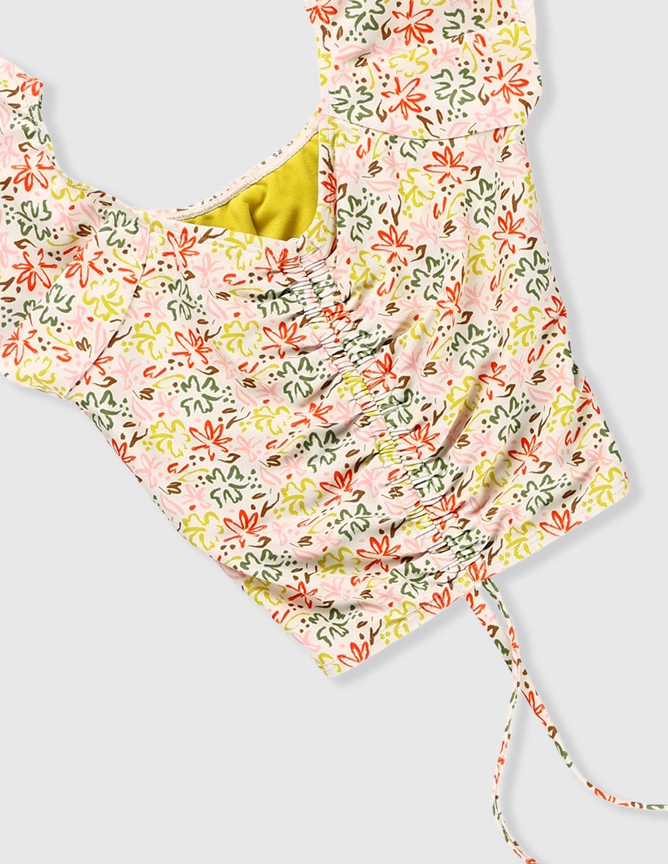 Traje de baño tankini para niña 3