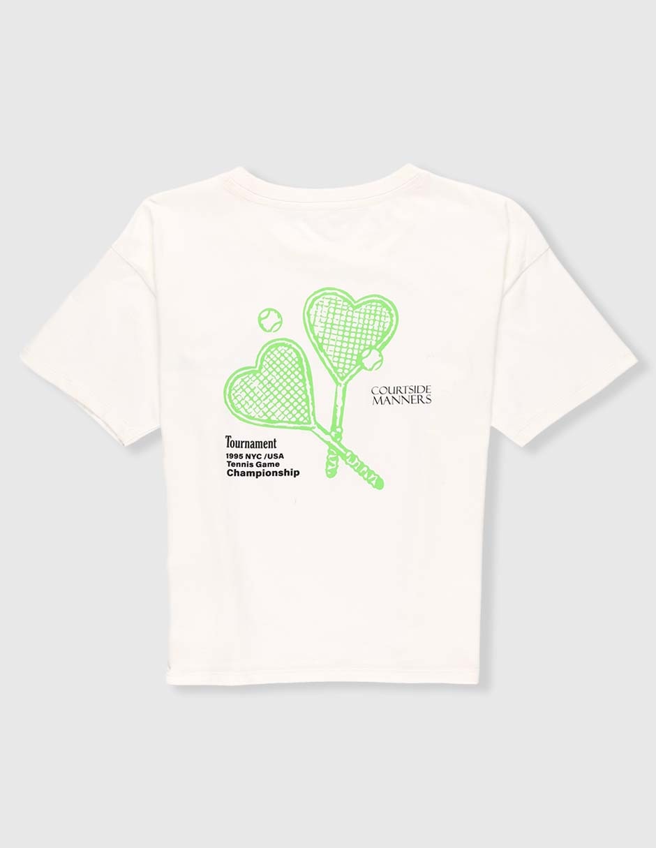 Playera manga corta para niña 2