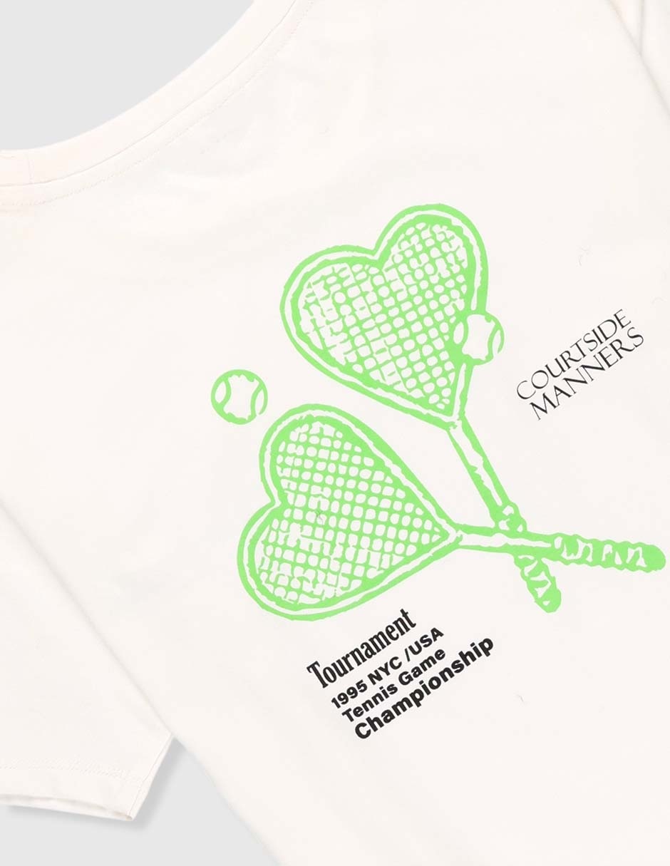 Playera manga corta para niña 4